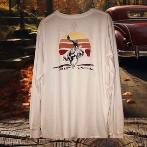 New Hooey Sunset Bronco Long Sleeve Shirt Mens XL